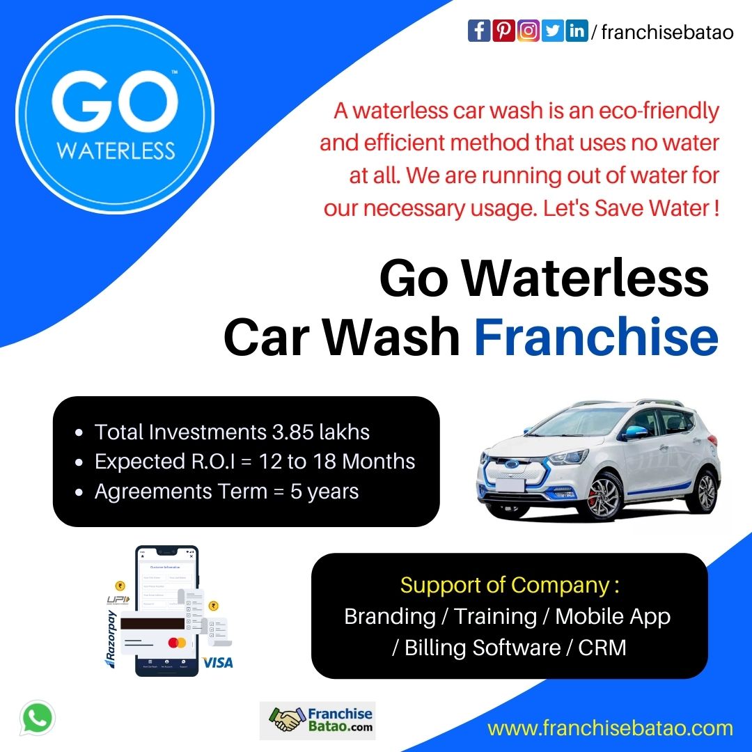 GO WATERLESS FRANCHISE OPPORTUNITY