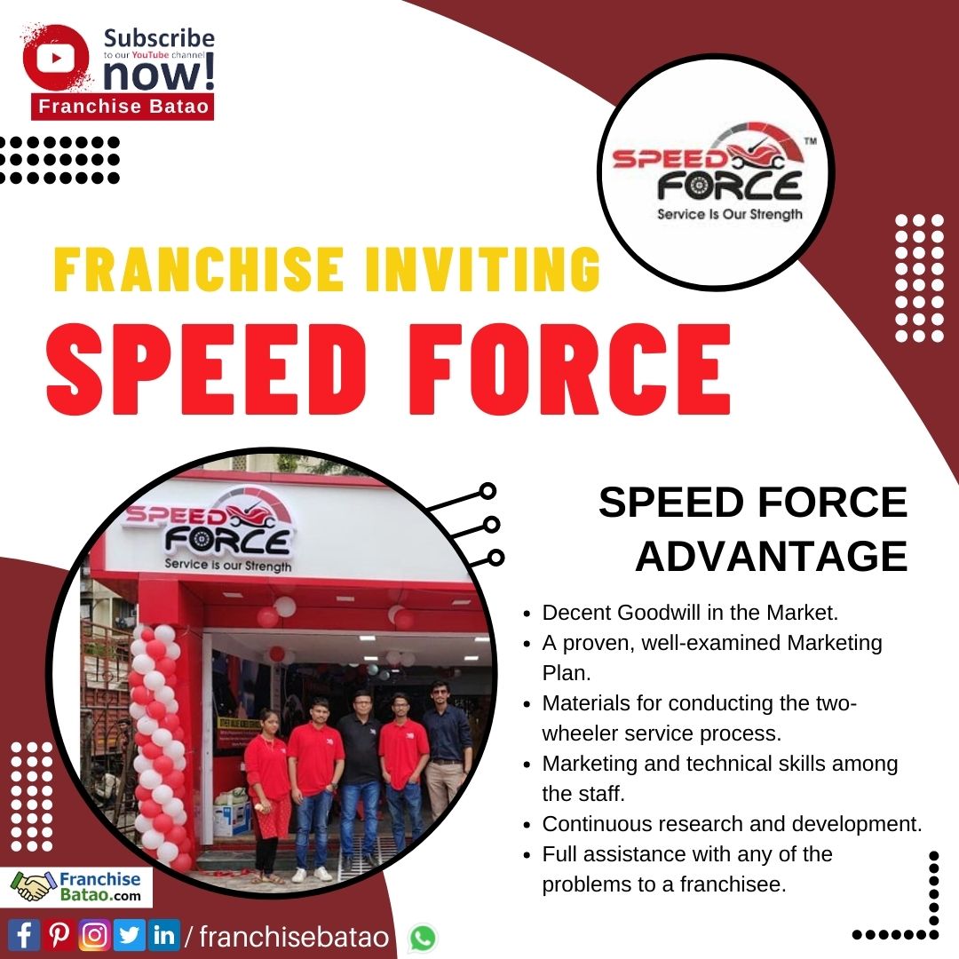 SPEED FOCE FRANCHISE OPPORTUNITY