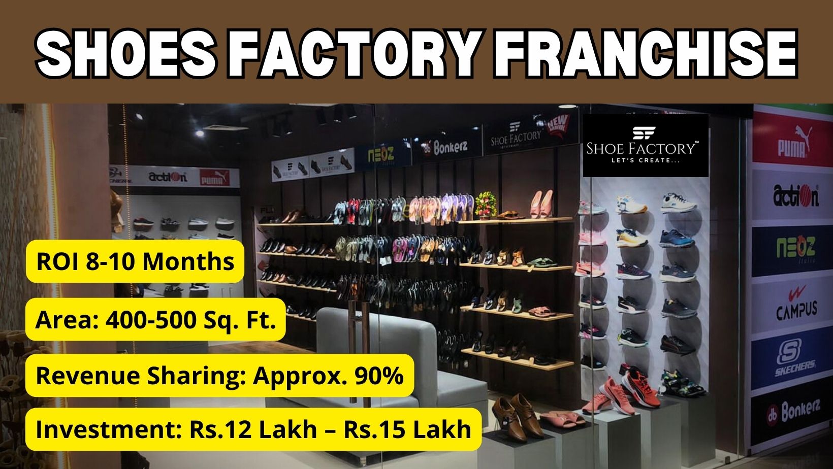 how to start shoe factory franchise in india