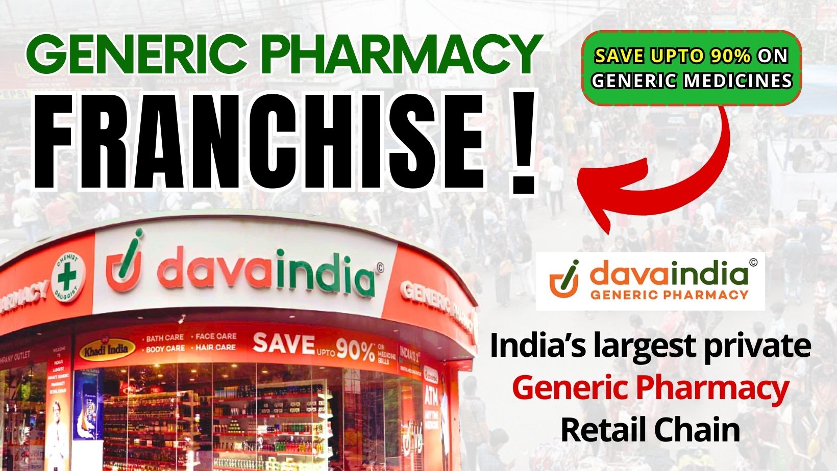 Dava India Generic Pharmacy Franchise