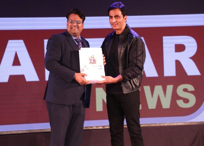 Franchise Batao Awarded by Sonu Sood Franchise Batao Awarded by Sonu Sood