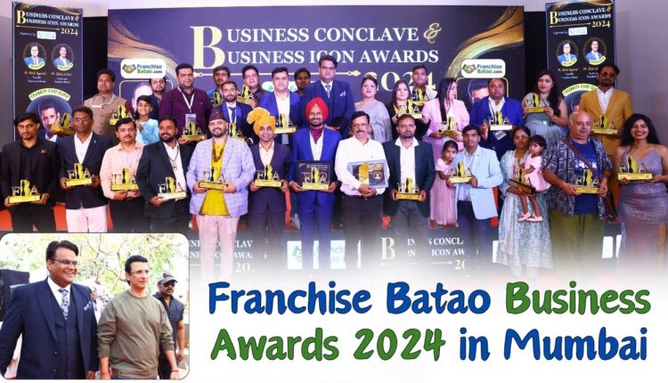 Glitz and Glamour Highlights from the Franchise Batao Business Awards 2024