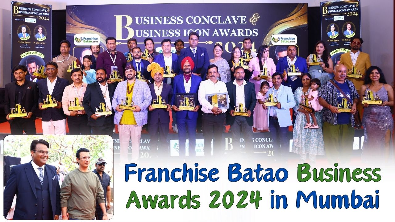 Glitz and Glamour Highlights from the Franchise Batao Business Awards 2024