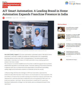 AIT-Smart-Automation-A-Leading-Brand-in-Home-Automation-Expands-Franchise-Presence-in-India-Hello-Entrepreneurs