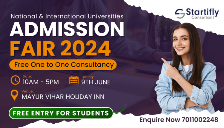 Startifly Consultant Admission Fair 2024 in Mayur Vihar Delhi