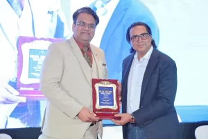 Ashish Kumar Agarwal receiving awards