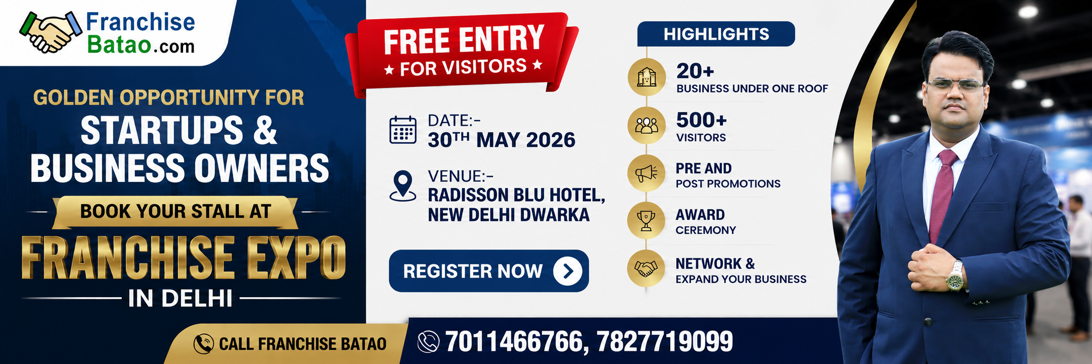 franchise expo 2026 in delhi by Franchise Batao franchise expo 2026 in delhi by Franchise Batao