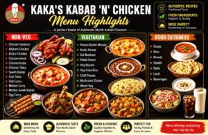 Kaka's Kabab 'N' Chicken Menu